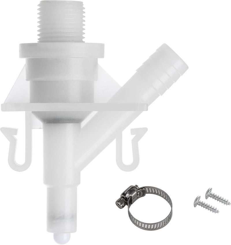 Halotronics Upgraded RV Water Valve Replacement Kit for Pedal-Flush Toilets, Compatible with Sealand Dometic 300, 301, 310, 311, 320, 321 (385311641) - Hardware Included, 2024 Model - Image 1